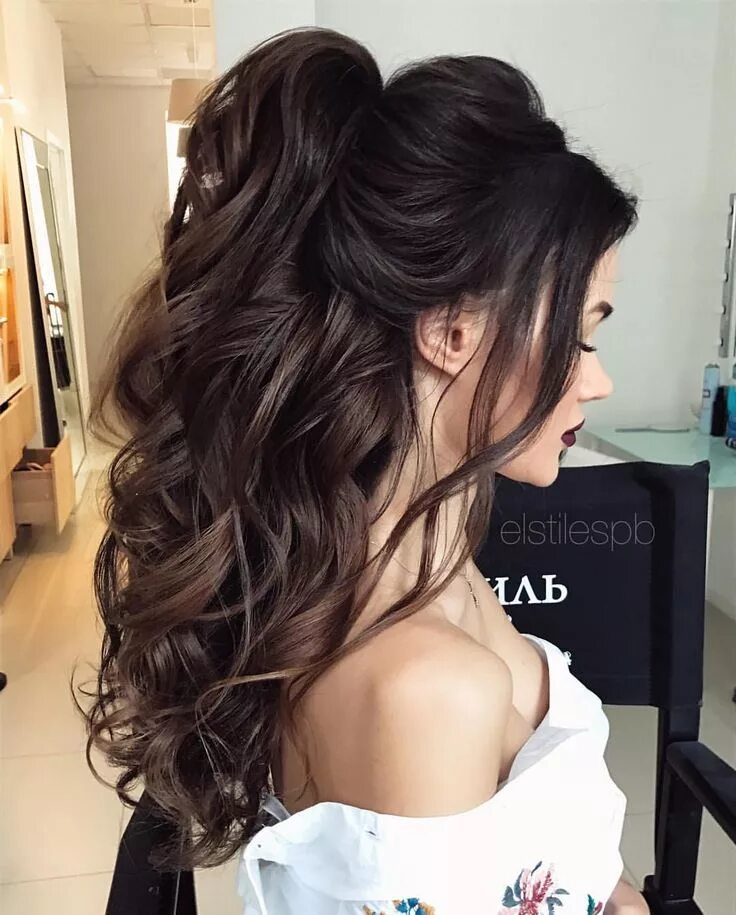 Прически на длинные волосы пряди See this Instagram photo by @elstilespb * 818 likes Prom hairstyles for long hai