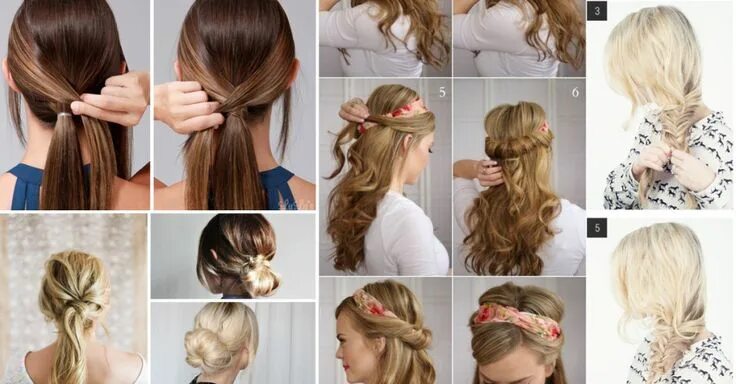 Прически на длинные волосы самой видео Cute DIY Projects - Diy hairstyles, Cool hairstyles, Lazy day hairstyles