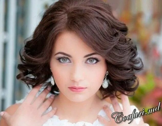 Прически на длинные волосы средней длины Coafuri de ocazie par mediu Hair stayl, Hair, Hair styles