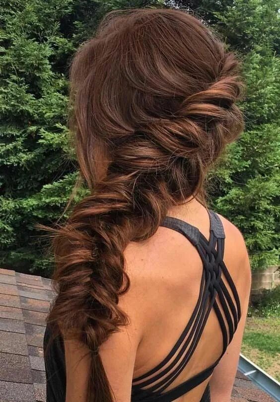 Прически на длинные волосы сзади фото Searching for best braids to create and wear in 2018? Here you may see an amazin