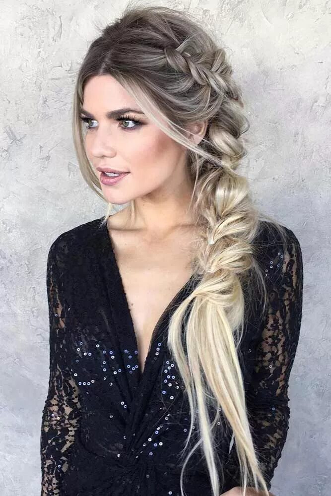 Прически на длинные волосы тренд 36 Trendy Ideas for Side Braid Hairstyles Side braids for long hair, Side braid 