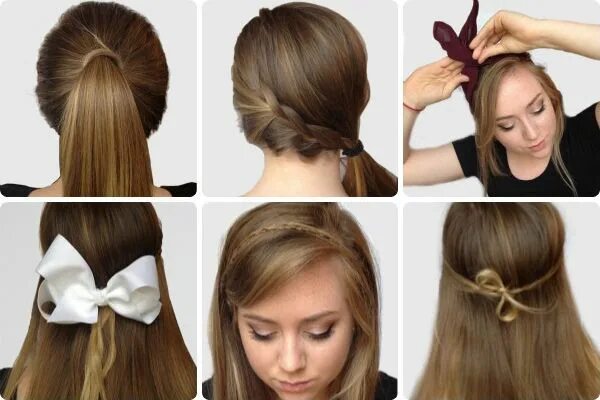 Прически на длинные волосы в колледж Six super-cute, easy hairstyles Easy hairstyles, Cute simple hairstyles, Top 10 