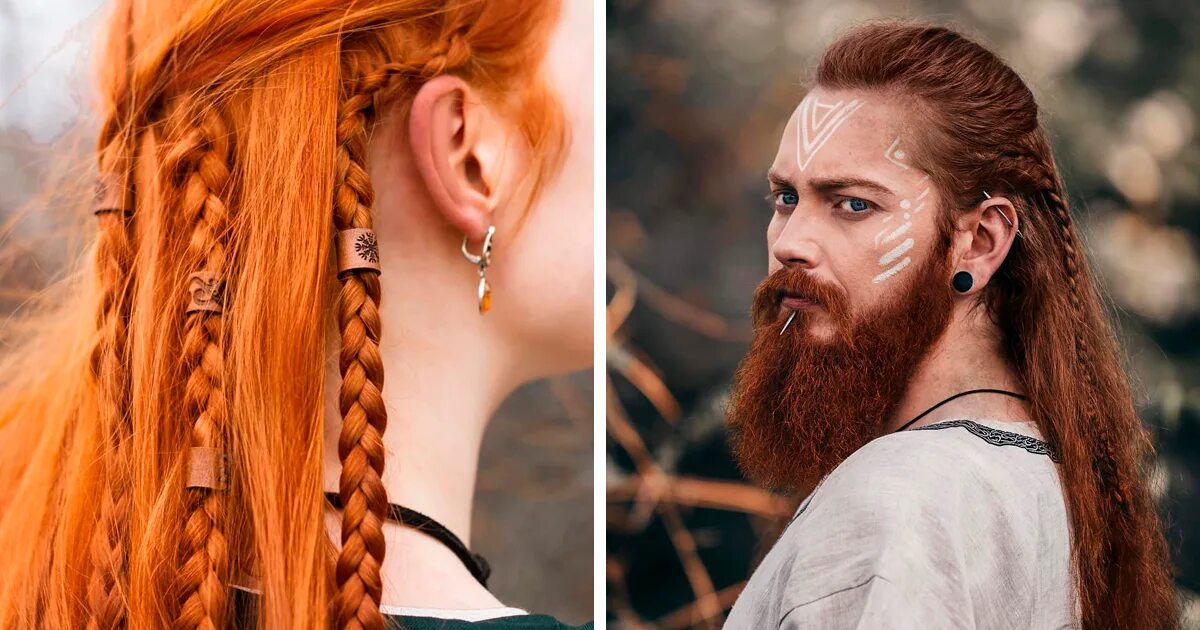 Прически на длинные волосы в стиле викинг Fierce Viking Hairstyles For Modern Day Valkyries Viking hair, Long hair styles 