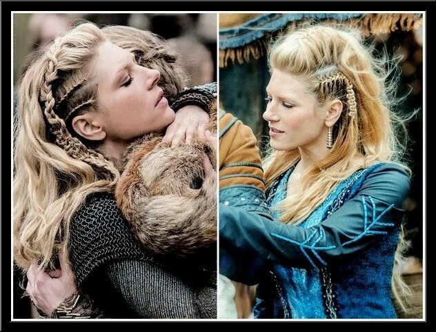 Прически на длинные волосы в стиле викинг Frisuren Vikings Viking hair, Lagertha hair, Viking braids