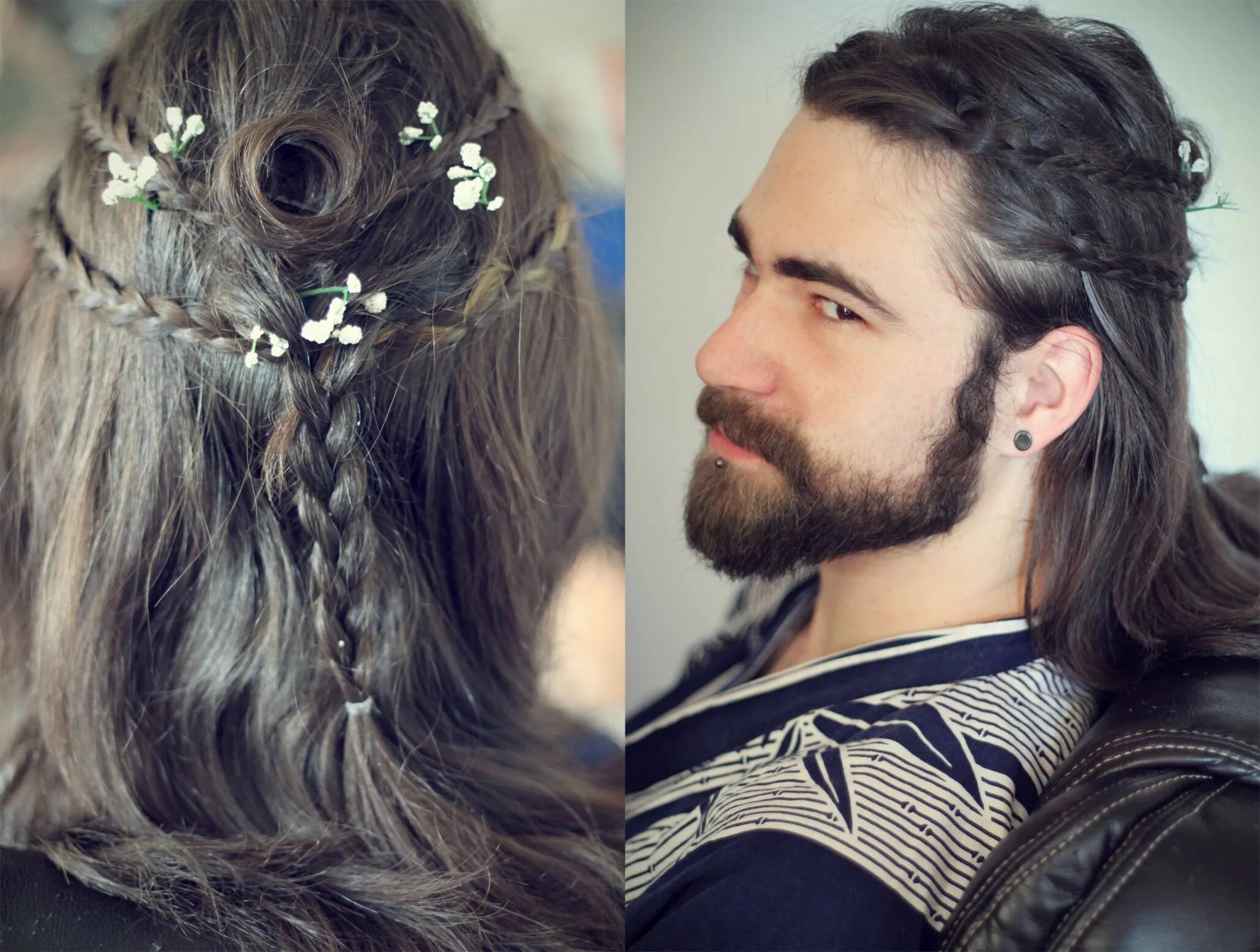 Прически на длинные волосы в стиле викинг Men's elven hairstyle - Imgur Mens braids hairstyles, Medieval hairstyles, Vikin