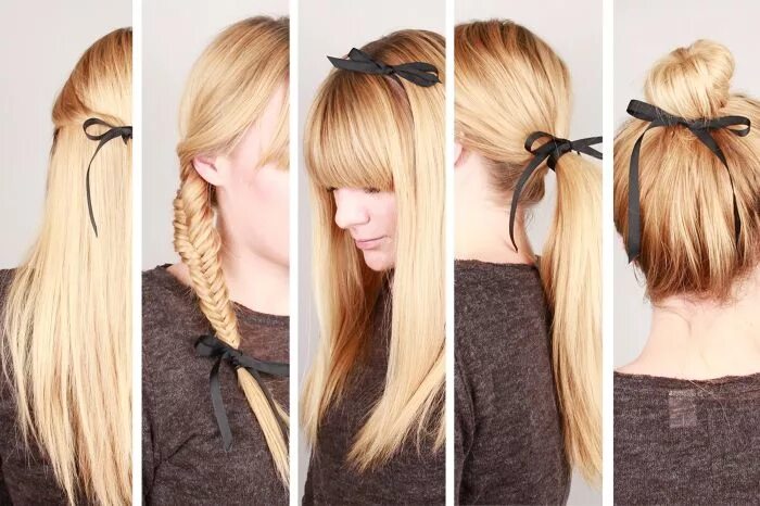 Прически на длинных волосах с лентой La coiffure avec headband en mille et une variantes sublimes pour cheveux longs 