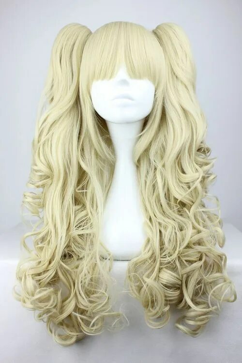 Прически на длинный парик honeybeewigs.com Anime wigs, Double ponytail, Cosplay wigs