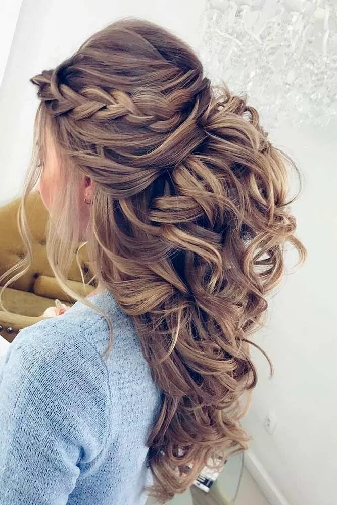 Прически на длинный волос на праздник девушке Dreamy Wedding Hairstyles Ideas To Look Your Best On The Big Day Long hair style