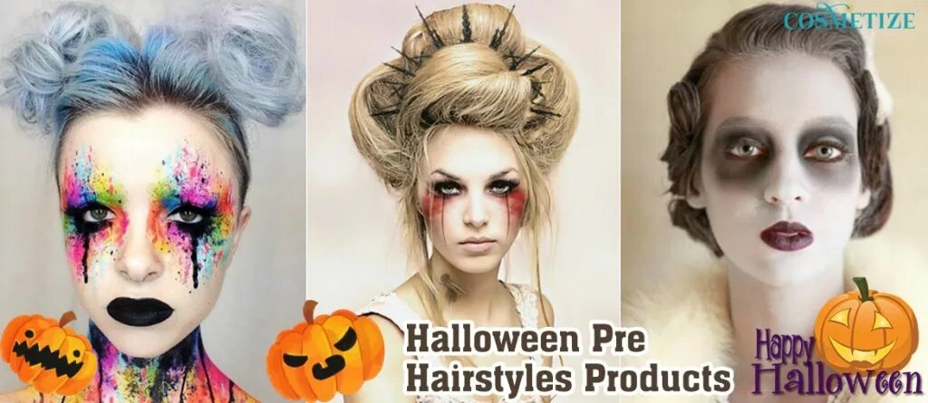 Прически на хэллоуин легкие для девочек Halloween Pre Hairstyles Products 2019 - Cosmetize UK