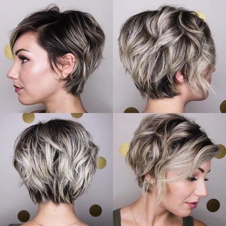 Прически на каре боб в домашних условиях Cute Short Haircut Styles For Women (With images) Short hair styles, Short hairs