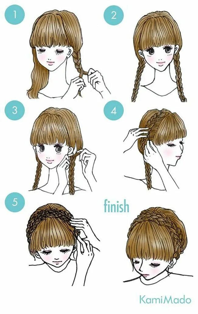 Прически на каре с челкой в школу 65 Easy And Cute Hairstyles That Can Be Done In Just A Few Minutes Basit saç sti