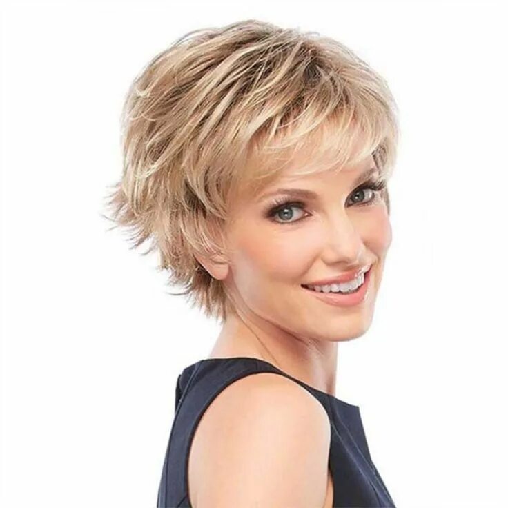 Прически на короткие тонкие волосы фото Lace Front Blonde Bob Wig 100% Human Virgin Hair Short hairstyles for women, Sho