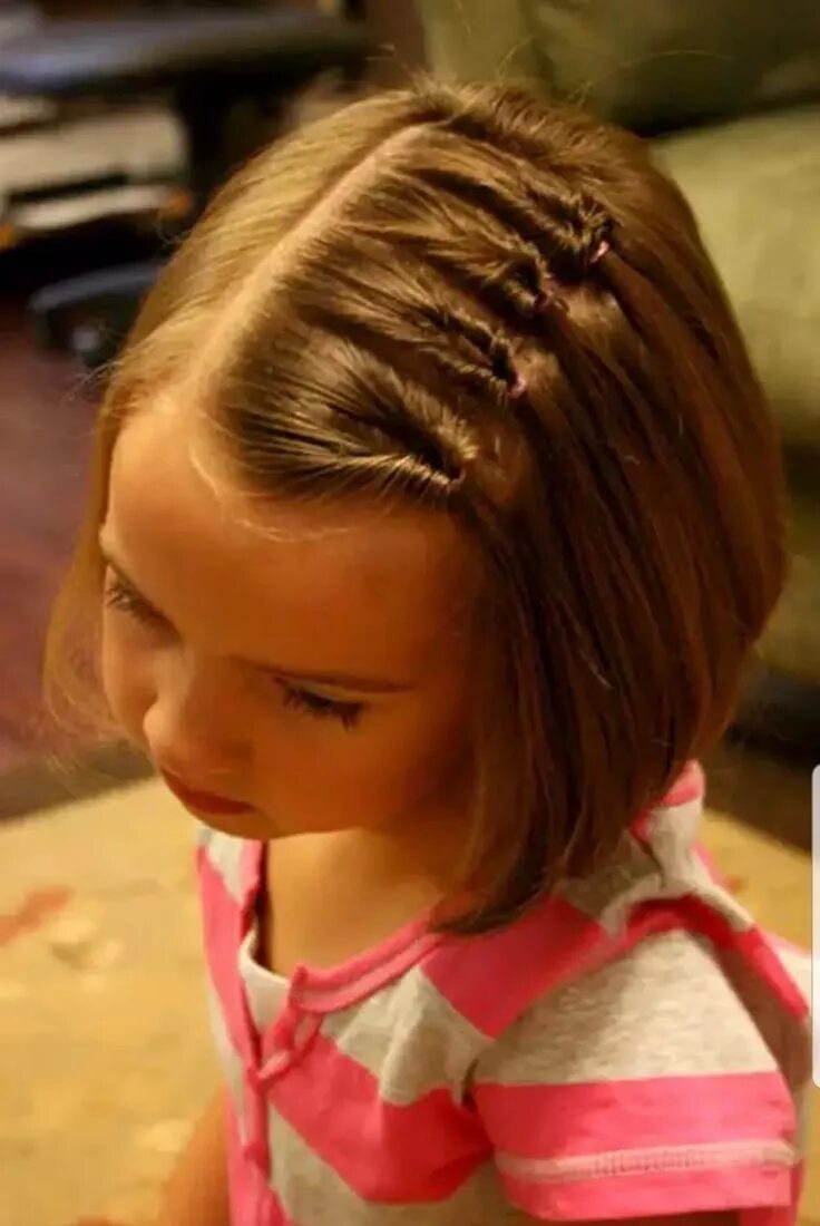 Прически на короткие волосы 9 лет Pin by катерина обыдена on прически Kids hairstyles, Hair sytles, Easy hairstyle