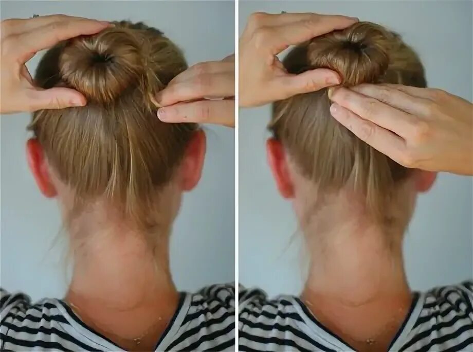 Прически на короткие волосы бублик DIY: Sock Bun Hair styles, Hair lengths, Stylish hair