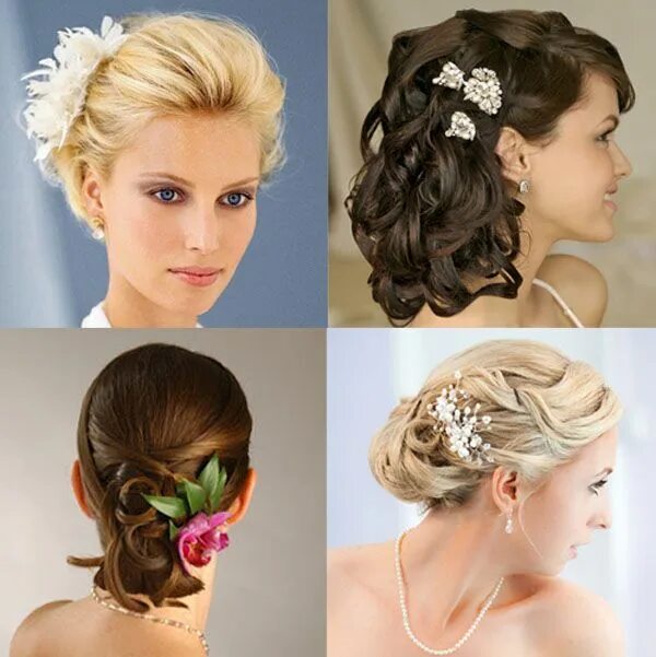 Прически на короткие волосы для гостей best wedding hair Celebrity Hairstyles Wedding hairstyles, Short hair styles, Ha