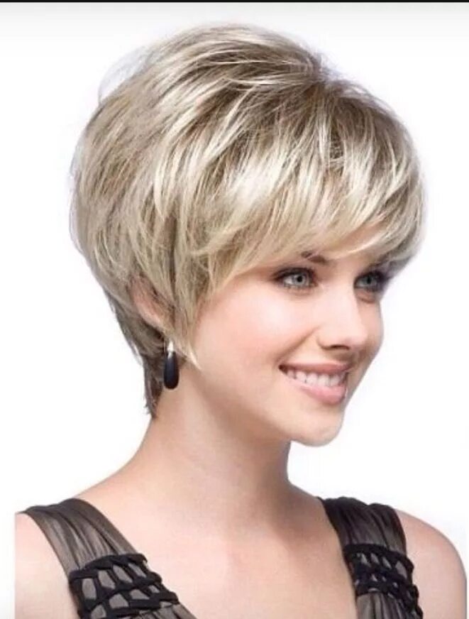 Прически на короткие волосы на круглое Short hair Прически, Короткие стрижки, Стрижка