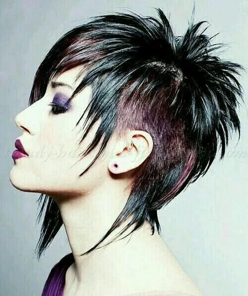 Прически на короткие волосы прядями Pin on Undercut - Sidecut - Hair Funky short hair, Short hair undercut, Undercut