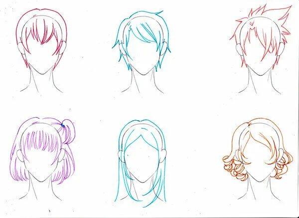 Прически на короткие волосы рисунки Haircut examples by Nevaart on deviantART Manga hair, Chibi hair, Chibi drawings