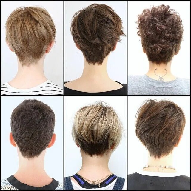 Прически на короткие волосы спереди сзади Caimento atrás - ultimo corte Short pixie haircuts, Short hair styles, Pixie hai