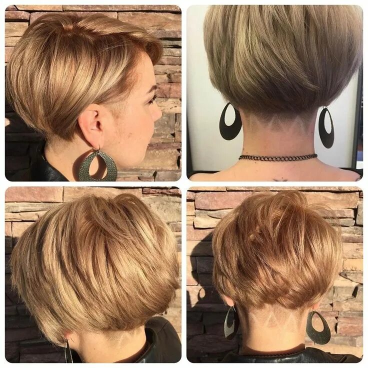 Прически на короткие волосы спереди сзади go shorter Hair cuts, Very short hair, Short hair styles