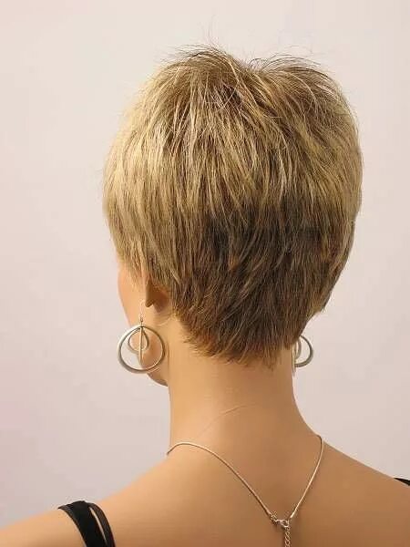 Прически на короткие волосы сзади short haircuts for women over 50 back view - Google Search Short hair back view,