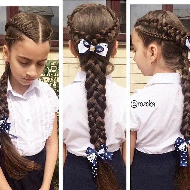 Прически на линейку в школу Pin on Escolares Girly hairstyles, Hair up styles, Baby hairstyles