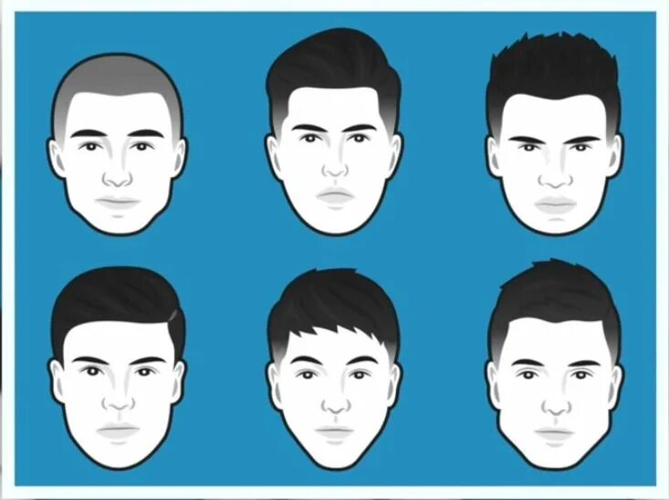 Прически на овал лица мужские Formas del rostro hombre Face shape hairstyles, Long face haircuts, Cool hairsty