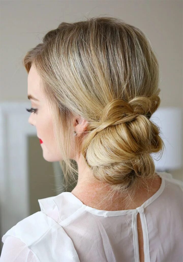 Прически на повседневку на средние Pin on Bridal Hairstyles