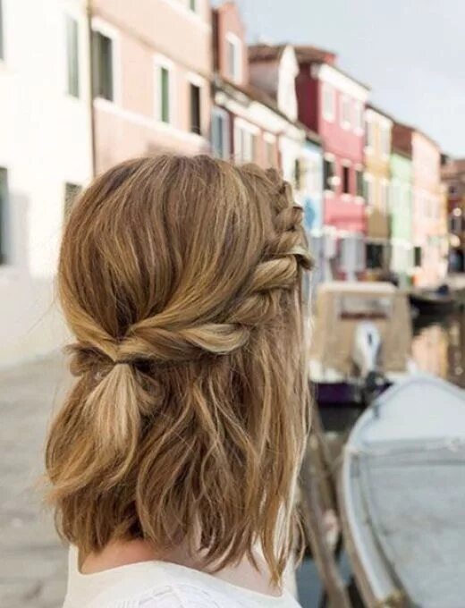 Прически на прогулку на короткие волосы 10 Super-Trendy Easy Hairstyles for School - PoP Haircuts Peinados pelo corto, P