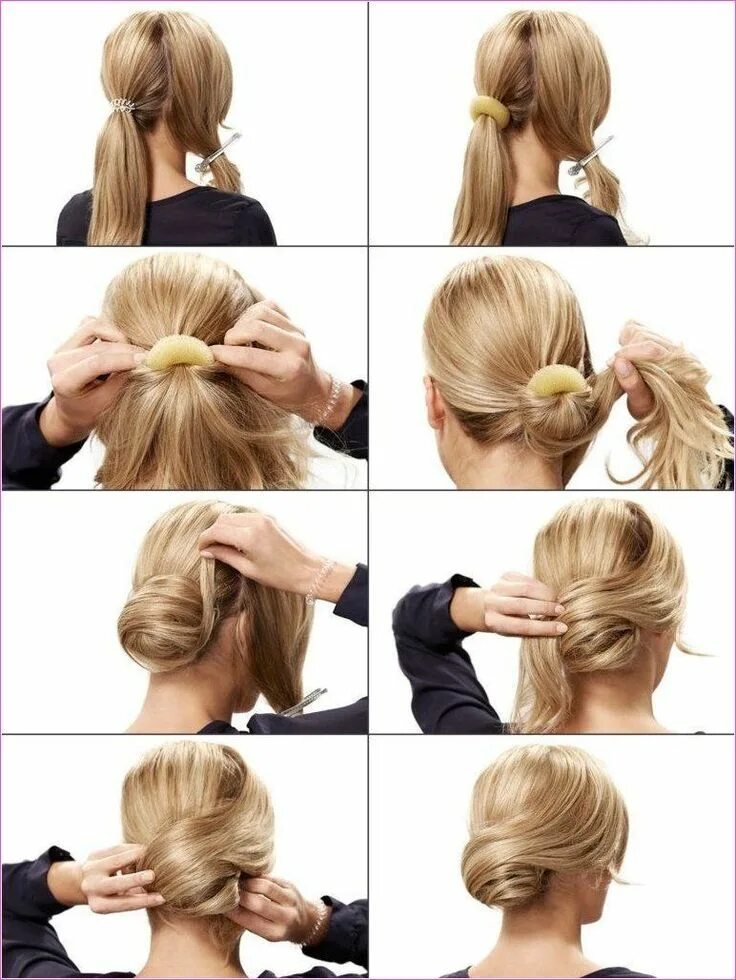 Прически на работу на средние волосы Pin on Hair Medium hair styles, Long hair styles, Elegant hairstyles