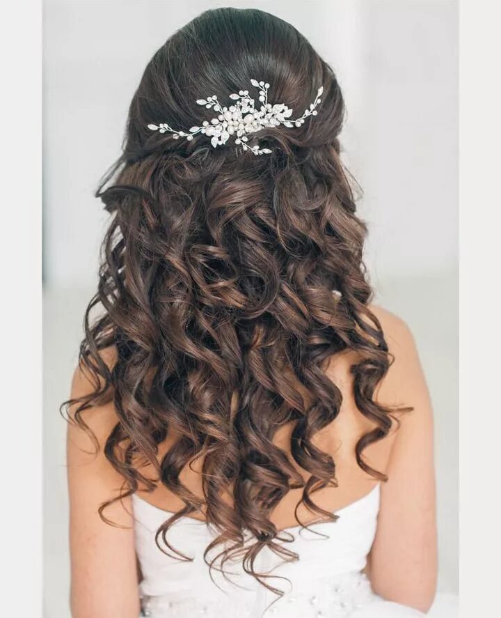 Прически на распущенные волосы на праздник Wedding Hairstyles Long hair styles, Bride hairstyles, Hair styles