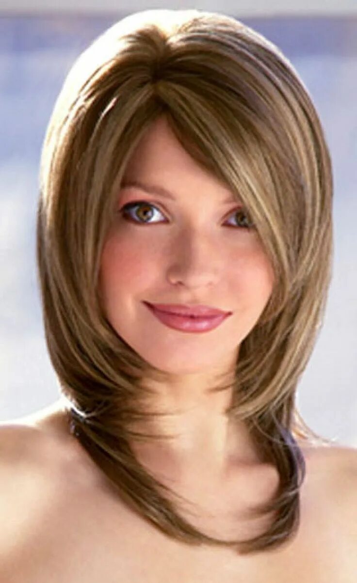 Прически на средние густые волосы medium length bob hairstyles for round faces - Google Search Укладки для каре ср