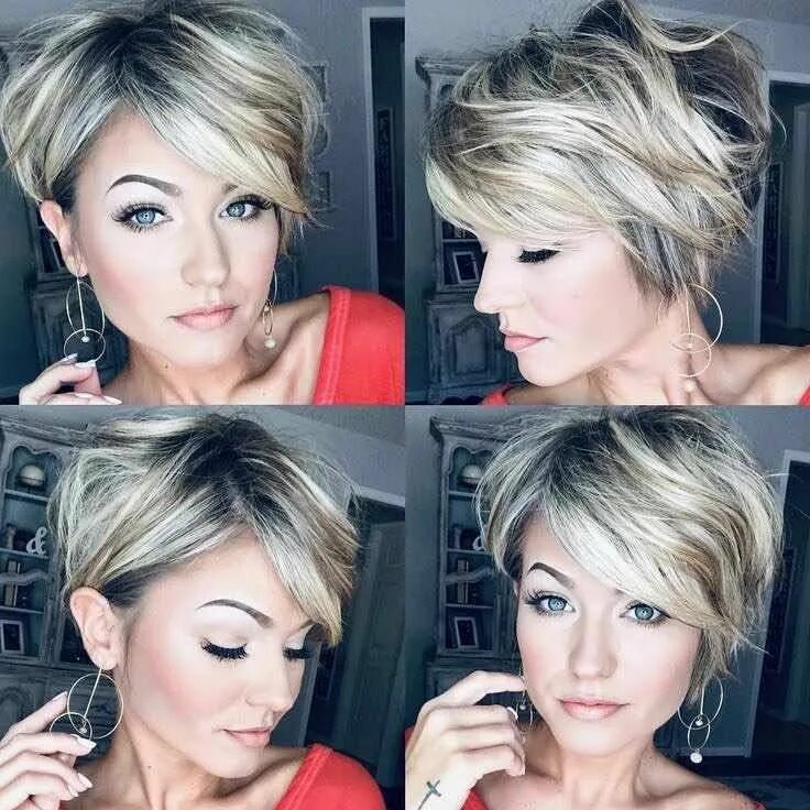 Прически на средние и покраска New Pixie And Bob Short Haircuts For Women 2019 - short-hairstyles - #shorthairs