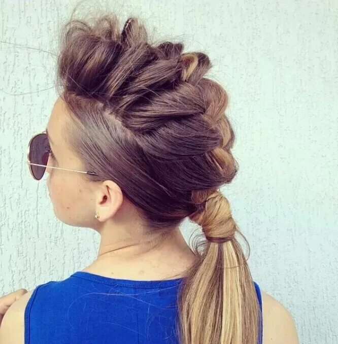 Прически на средние волосы на дискотеку Pin on Braided hairstyles