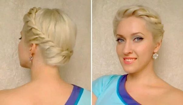 Прически на средние волосы жгутиками Twisted Crown Braid Updo Tutorial Braided crown hairstyles, Crown hairstyles, Ea