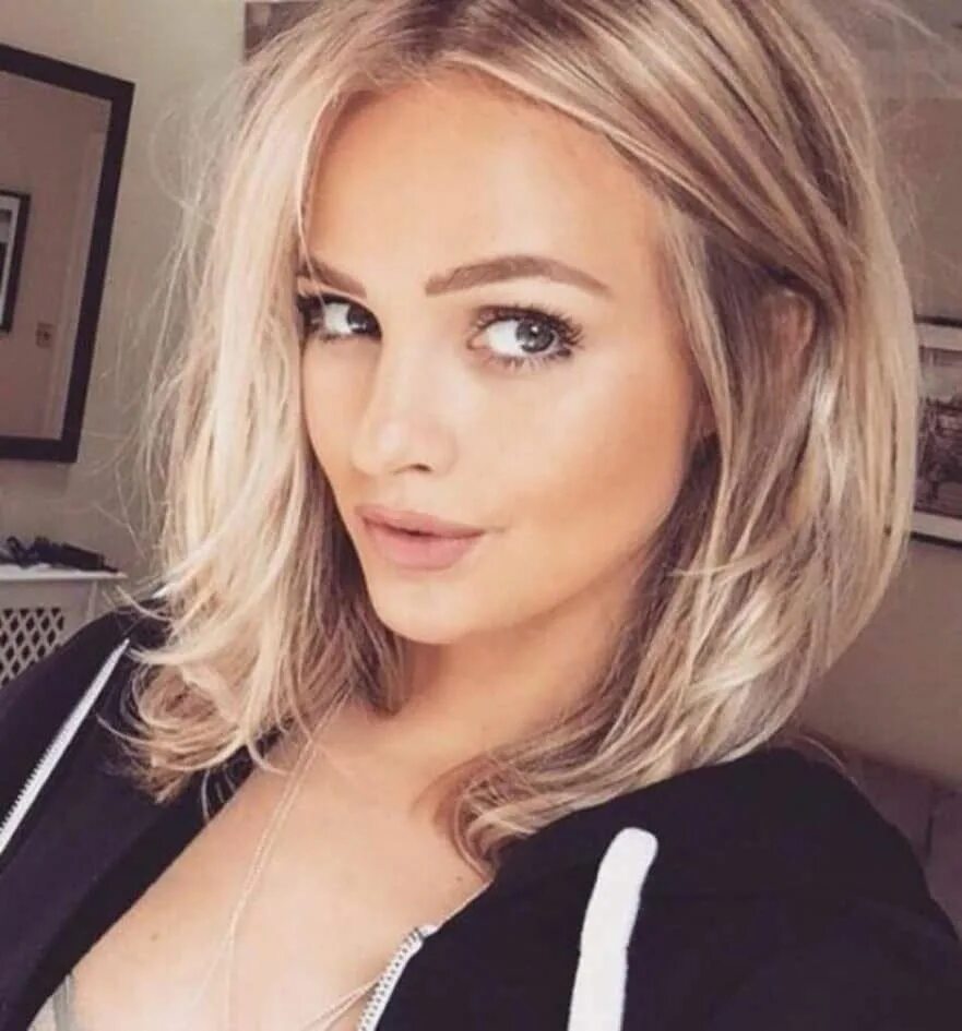 Прически на среднюю длину блондинкам 50 Stunning Bob Hairstyle Inspirations That Will Give You a Glammed Up Look - Th