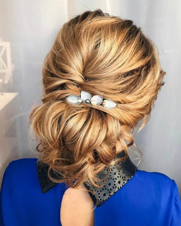 Прически на среднюю длину волос на праздник Chignon mariage invitée I 63 idées coiffures mariée Chignon mariage invitée, Chi