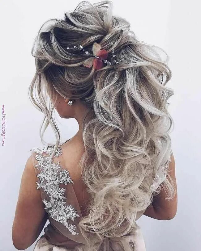 Прически на свадьбу 2024 wedding hairstyles medium #Weddinghairstyles in 2022 Wedding hairstyles, Long ha