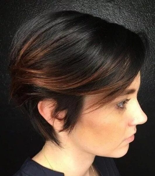 Прически на темные короткие 15 Flattering Short Hairstyles for Fine Hair with Bangs #finehairwithbangs Short