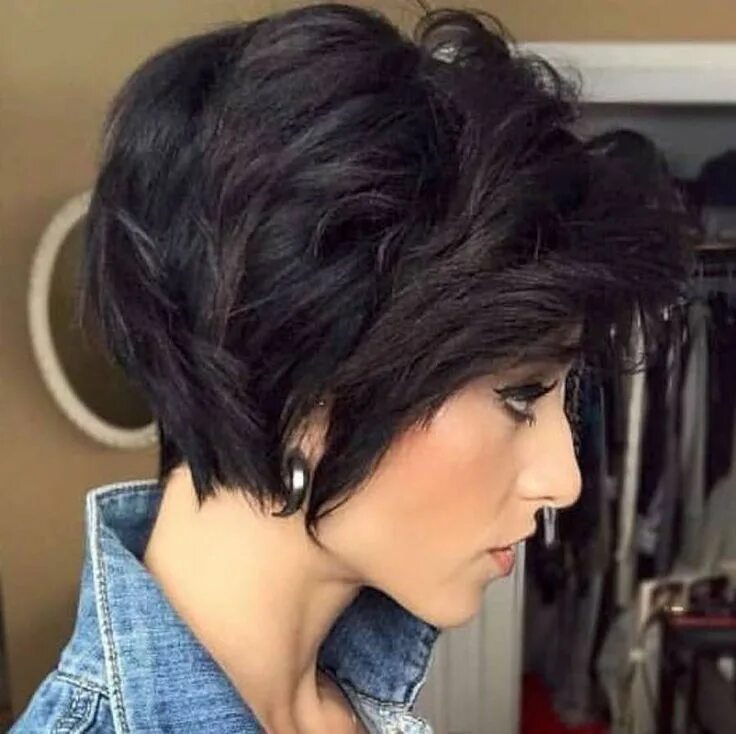 Прически на темные короткие Short Hairstyles 2018 Women’s - 11 Tunsori, Tunsori scurte și Păr moale