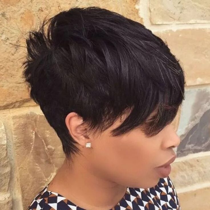 Прически на темные короткие 60 Great Short Hairstyles for Black Women to Try This Year Short hair styles, Sh