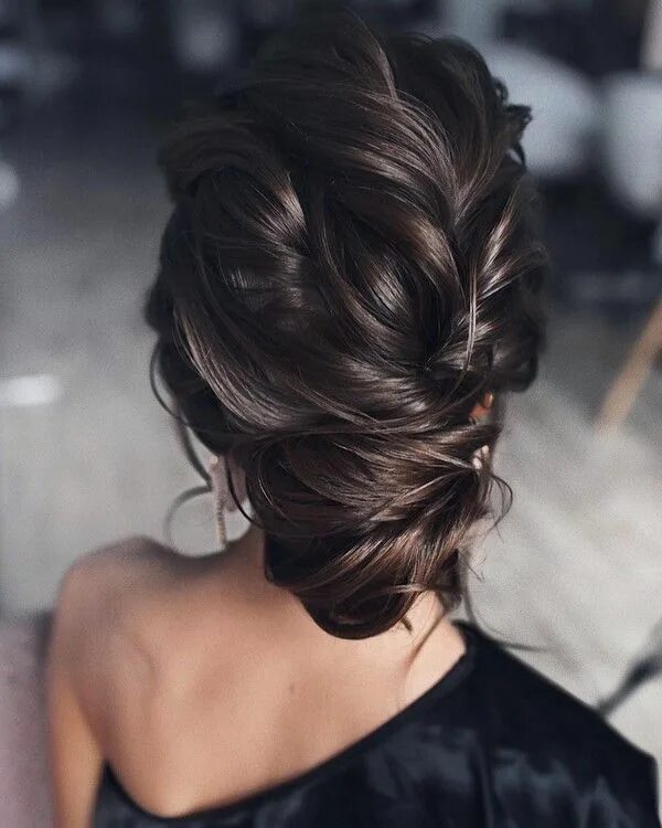 Прически на темные волосы 26 Gorgeous Updo Wedding Hairstyles from tonyastylist - Oh Best Day Ever Bridal 