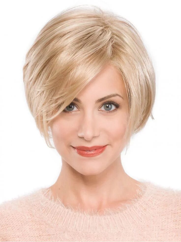 Прически на тонкие волосы для женщин Phoebe Lace Front Wig Blonde bob hairstyles, Angled bob hairstyles, Wavy bob hai