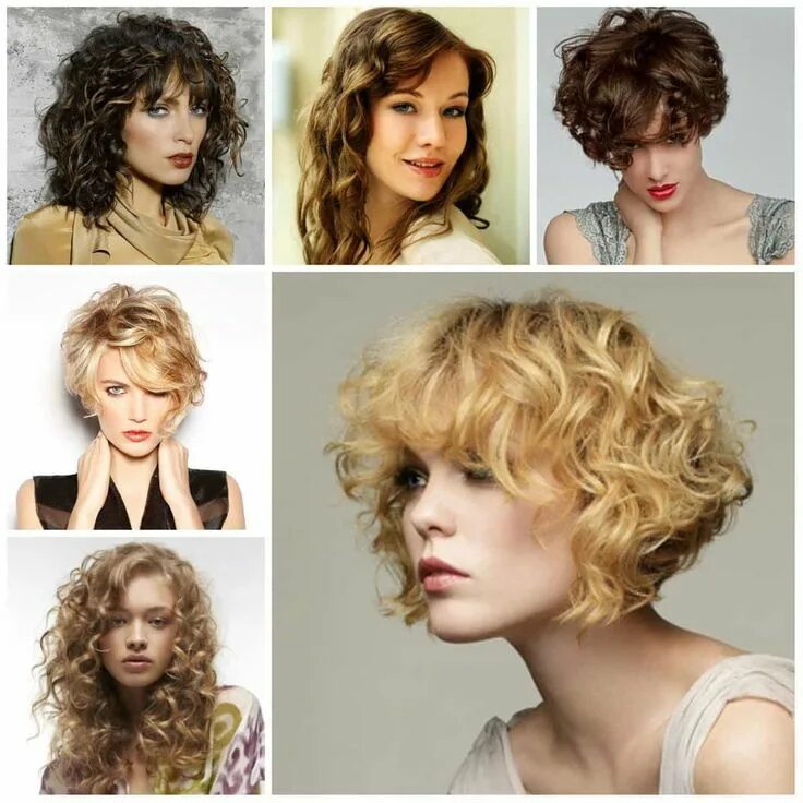 Прически на волнистые волосы средней длины Short curly haircuts 2020 - Short and Cuts Hairstyles