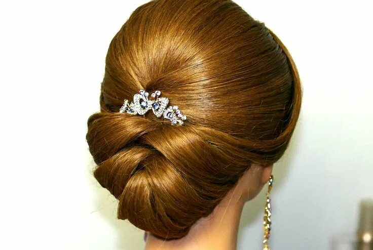 Прически на выпускной для женщин Bridal updo. Wedding hairstyles for medium long hair. Прическа на выпускной, сва