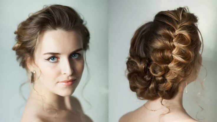 прическа невесты - Поиск в Google Prom hairstyles for long hair, Curly hair desi