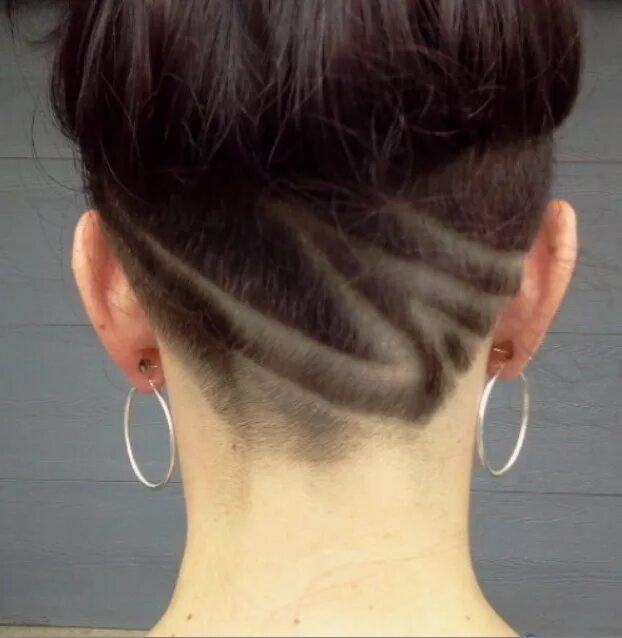 Прически на затылке фото Hair tattoos, Undercut long hair, Undercut designs