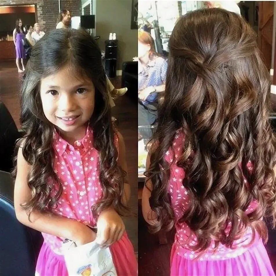 Прически накрученные для девочек 40 Cool Hairstyles for Little Girls on Any Occasion Hair styles, Little girl hai