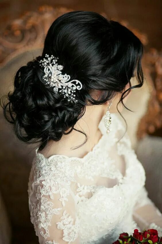 Прически невест без фаты фото Pin by Jasmine. syl.Cheah・433818. on Fashion(Hairstyles) Wedding hairstyles, Wed