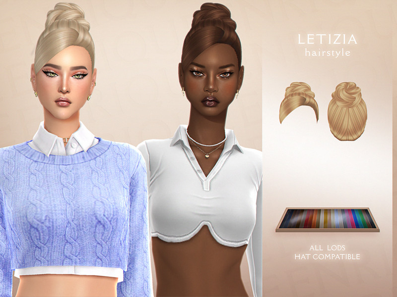 Прически нова The Sims Resource - Hairstyles